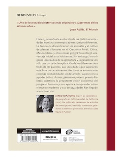 Foto 2 | Armas, Gérmenes y Acero Editorial Debolsillo Autor Jared Diamond