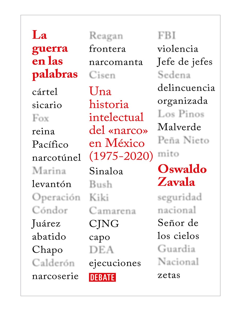 Libro La Guerra en las Palabras Editorial Debate Autor Oswaldo Zavala $1,475