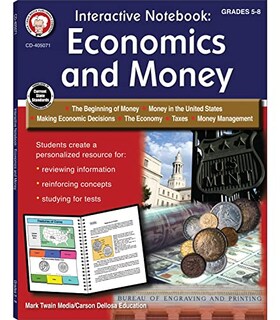 Foto 1 | Venta Internacional- Libro de Economía y Dinero Libro de Trabajo de Estudios Sociales para Grados 5-8