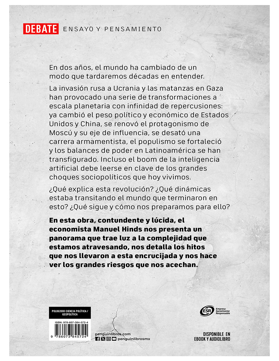 Foto 2 | Libro Nuevo Orden Mundial Editorial Debate Autor Manuel Hinds