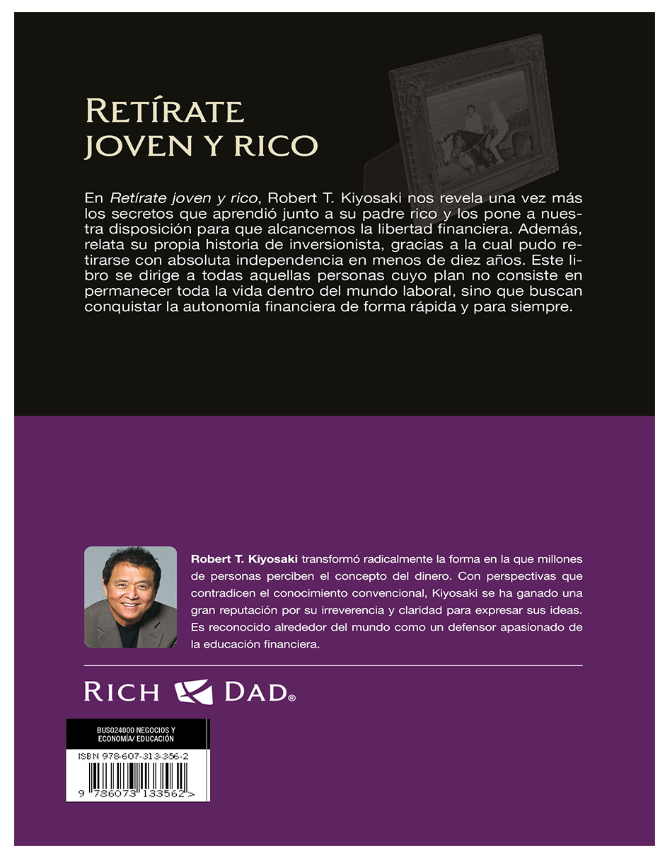 Foto 3 pulgar | Libro  Retírate Joven Y Rico Editorial De Bolsillo Autor Kiyosaki, Robert T.