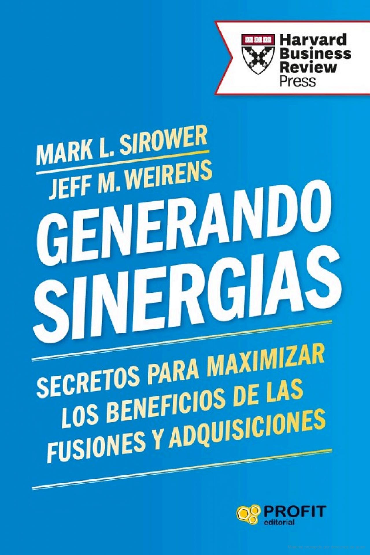 Foto 1 | Generando Sinergias - Creando Valor En Fusiones Y Adquisiciones Mark Sirower Y Jeff Weirens Profit Tapa Blanda
