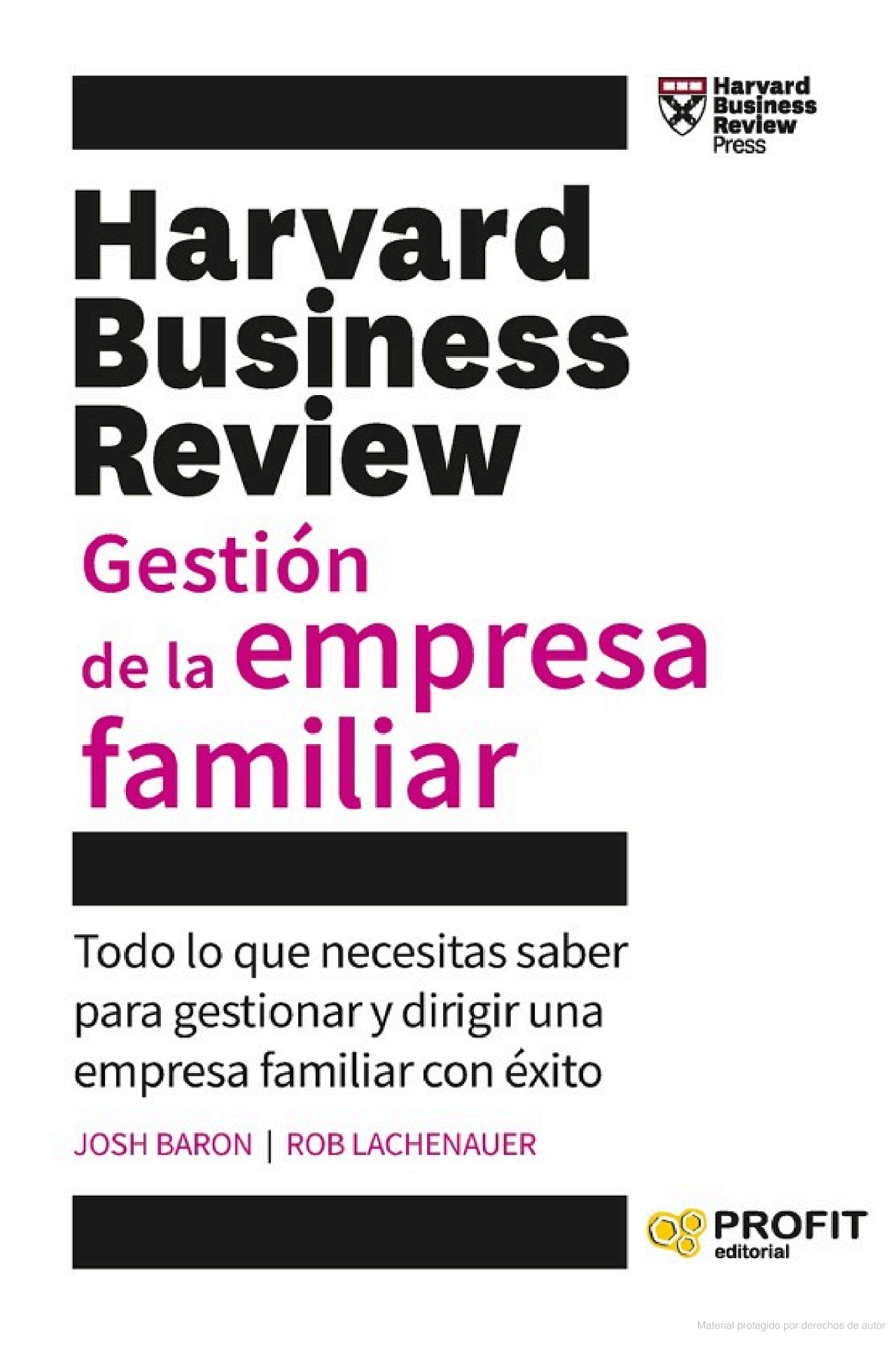 Foto 2 pulgar | Gestión De La Empresa Familiar - Harvard Business Review Josh Baron Y Rob Lachenauer Profit Tapa Blanda