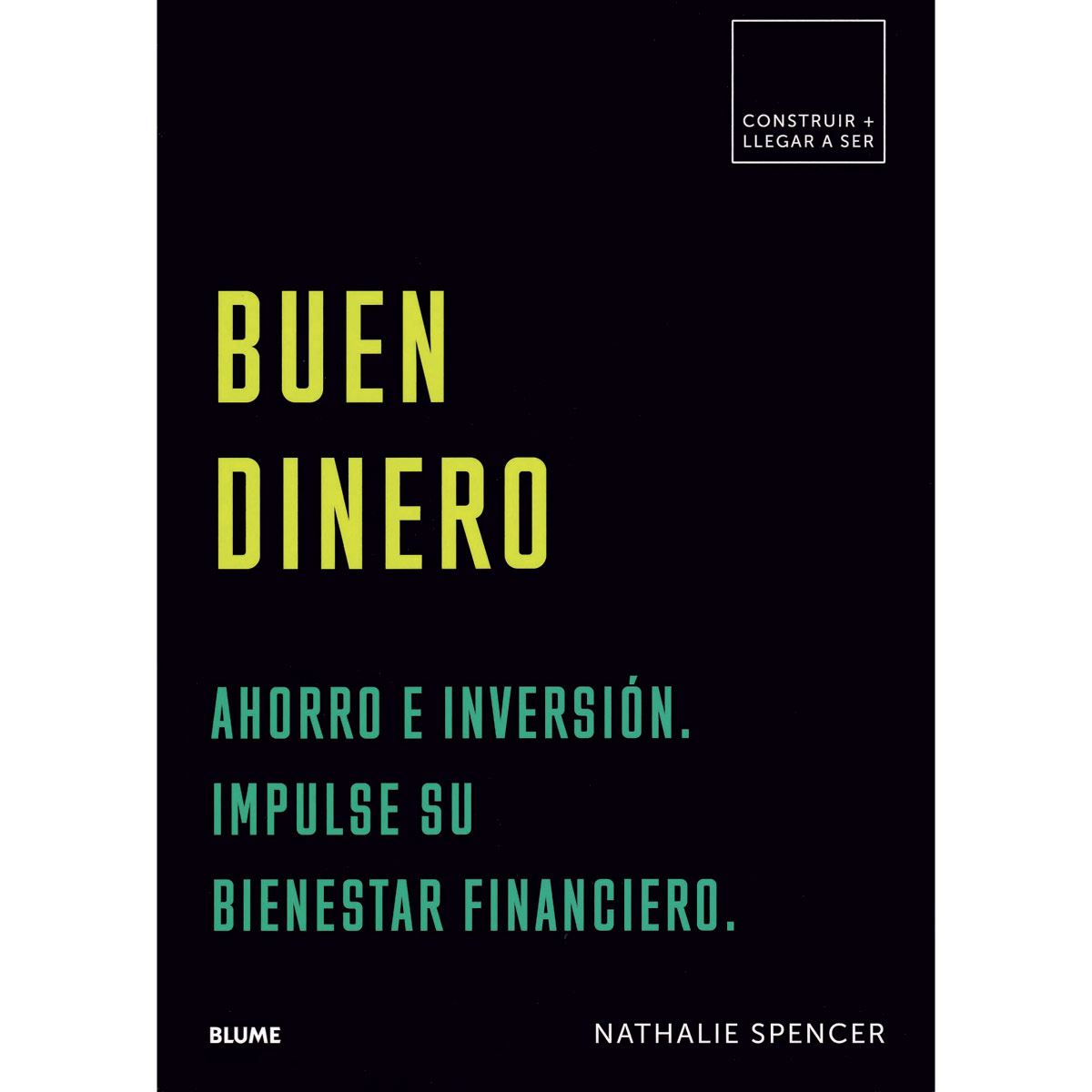 Foto 2 pulgar | Construir. Buen Dinero Spencer Nathalie Blume Tapa Blanda