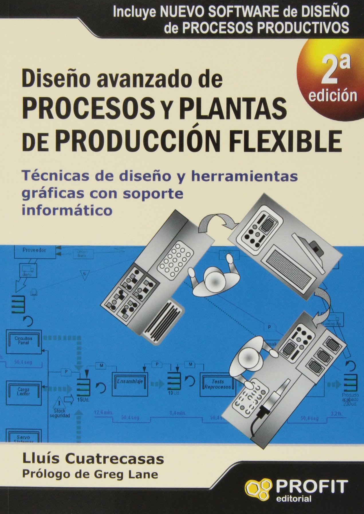 Foto 2 pulgar | Diseño Avanzado De Procesos Y Plantas De Produccion Flexible Lluis Cuatrecasas Profit Tapa Blanda
