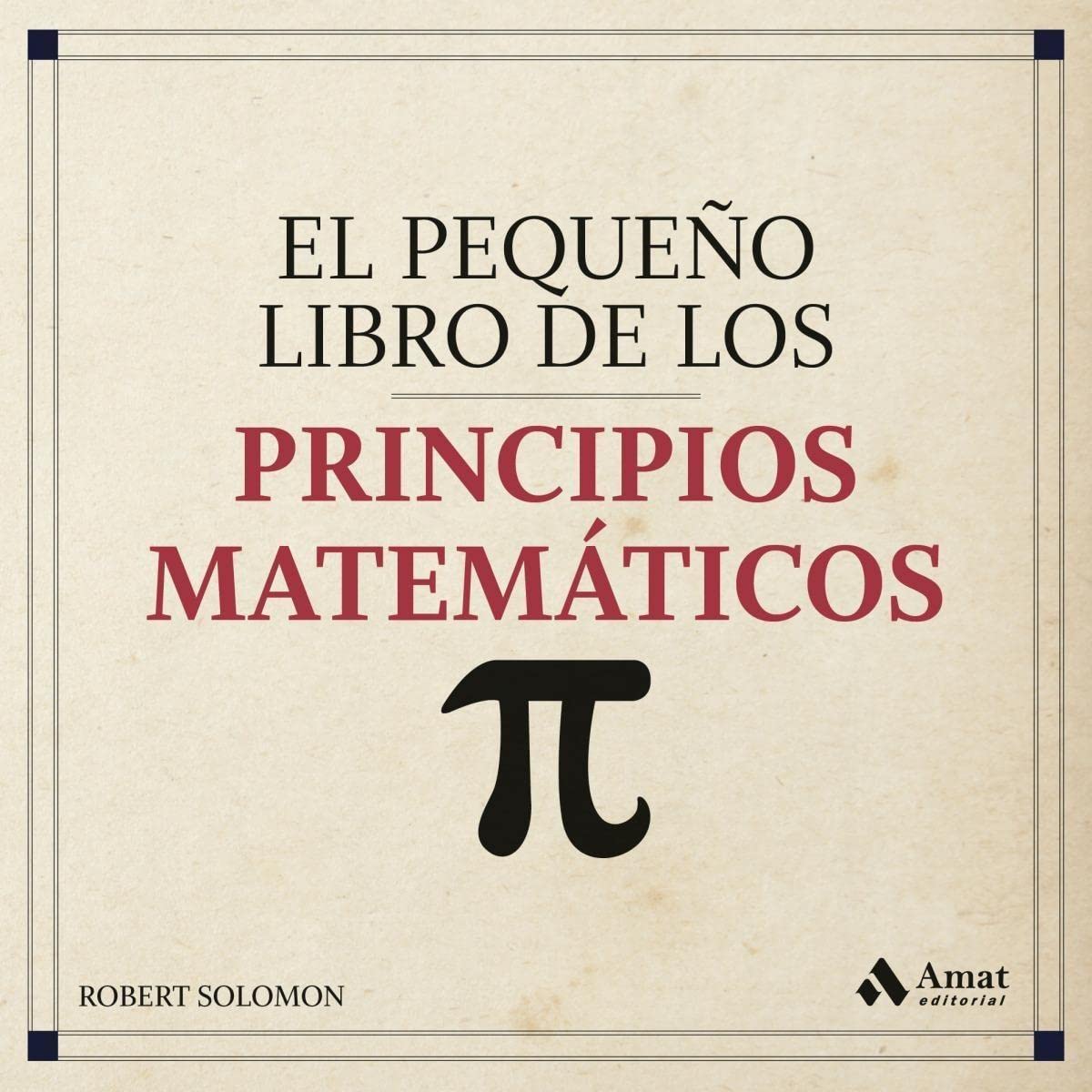 Foto 2 pulgar | El Pequeño Libro De Los Principios Matematicos Robert Solomon Profit Tapa Blanda