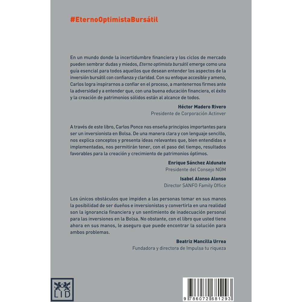 Foto 3 pulgar | Eterno Optimista Bursátil Y En Otros Temas (aun) Más Importantes