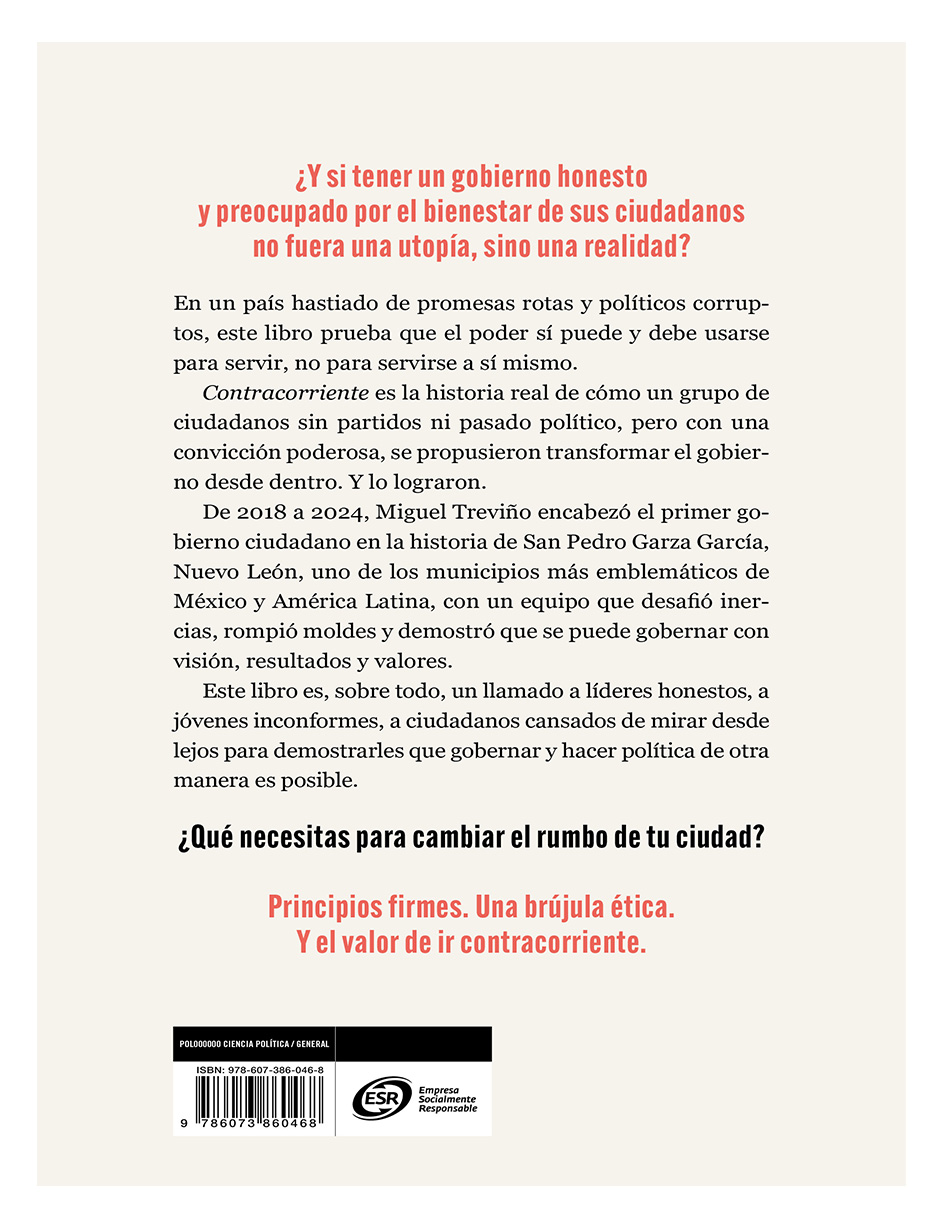 Foto 3 pulgar | Libro Contracorriente por Qué Y Cómo Entrarle Al Reto De Rescatar Tu Ciudad Autor Miguel Treviño Editorial Aguilar