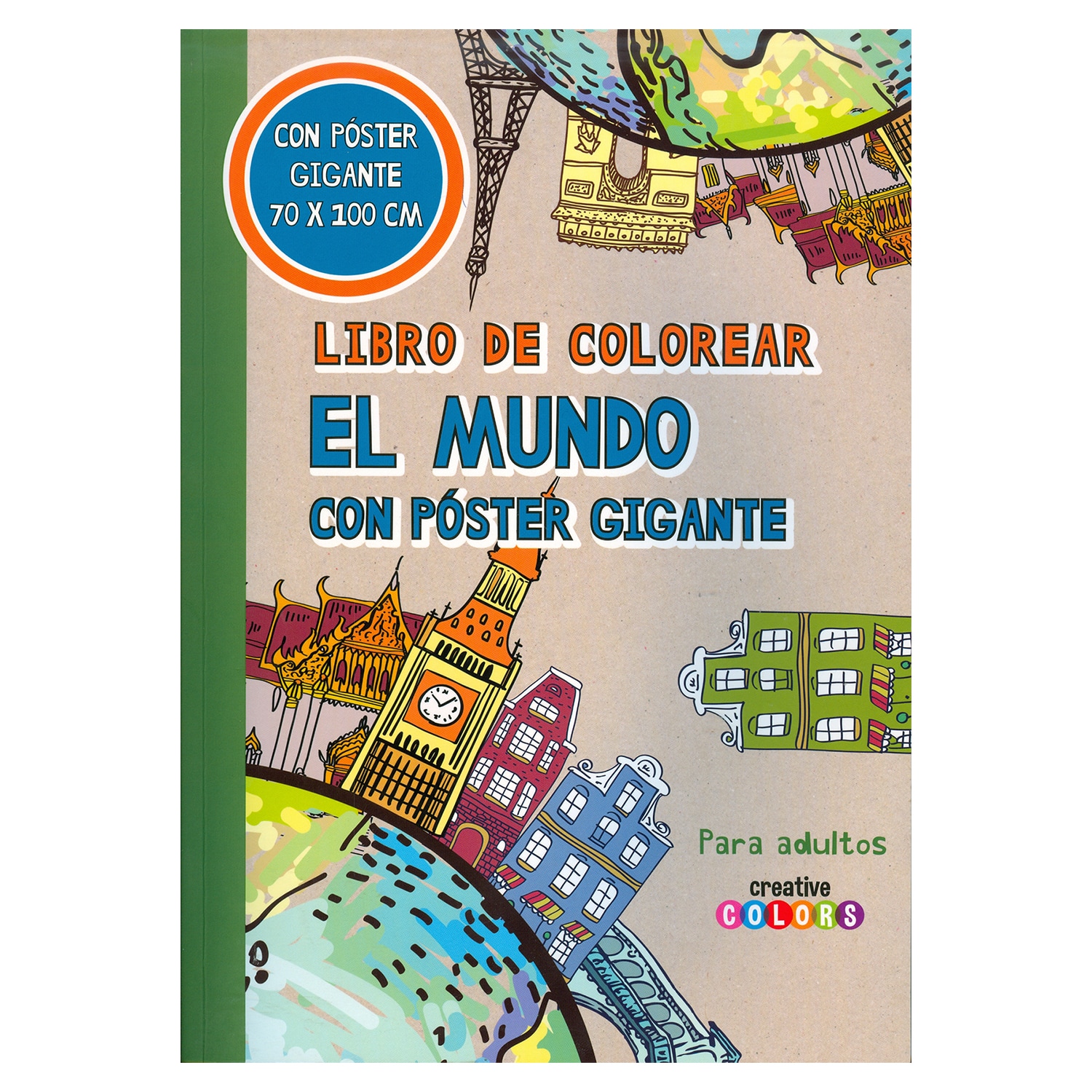 Libro de Colorear Laantarn Rústica color Beige $373