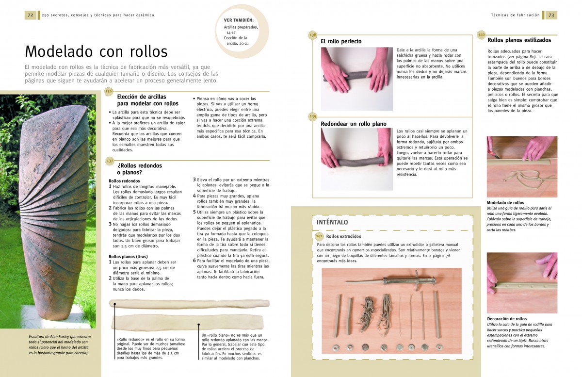 Foto 2 | 250 Secretos, Consejos Y Tecnicas Para Hacer Ceramica Jacqui Atkin Librero Tapa Blanda