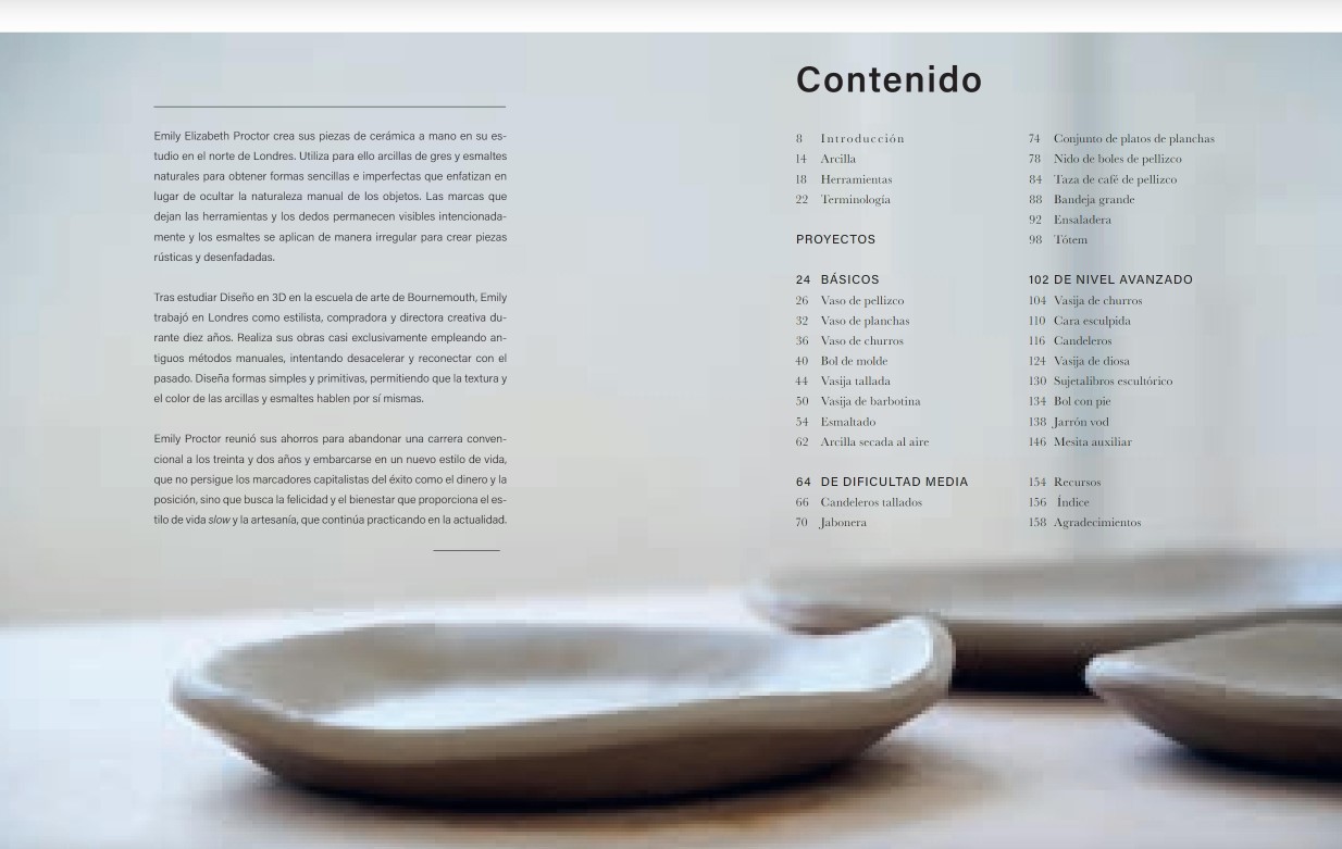 Foto 3 pulgar | Ceramica Emily Proctor Blume Pasta Dura