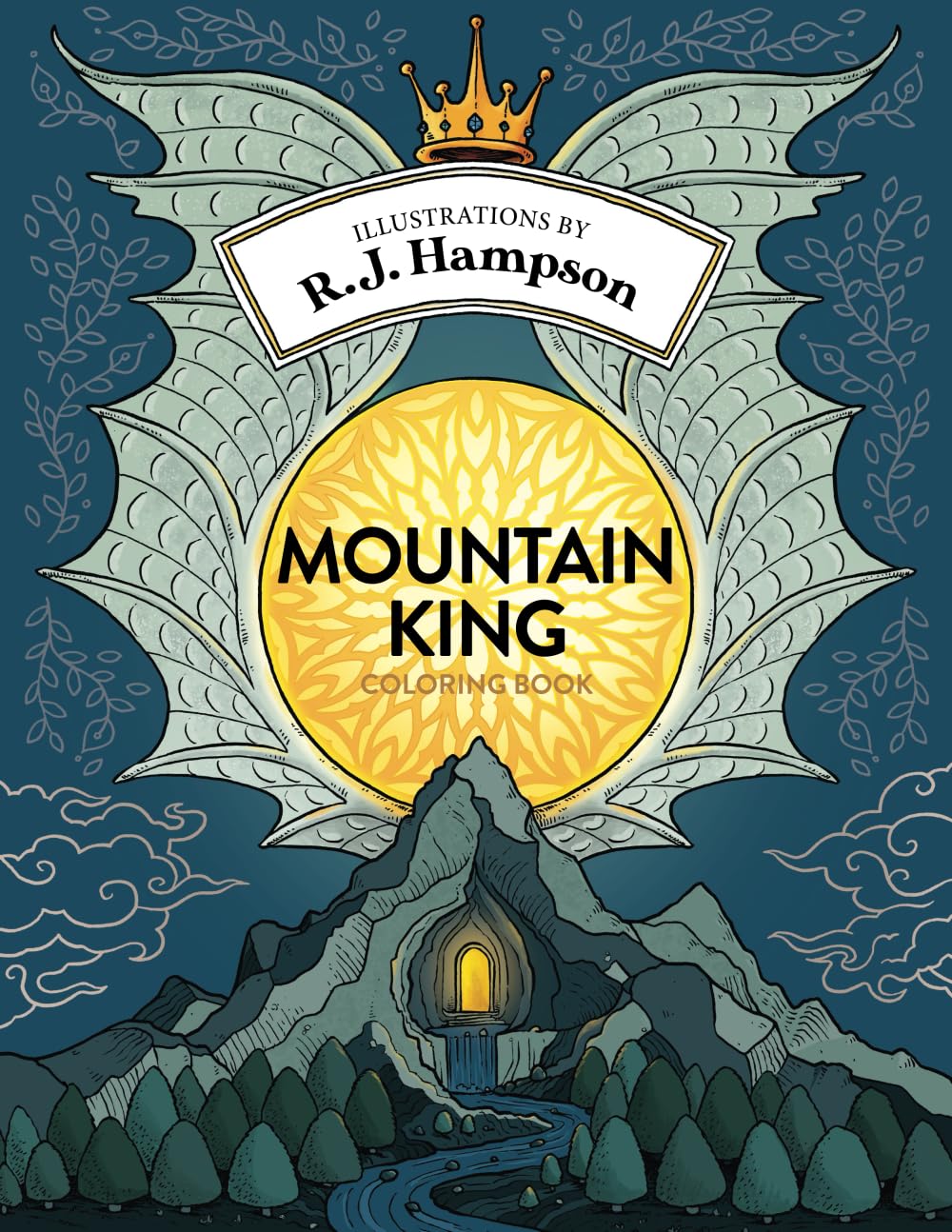 Foto 2 pulgar | Libro Para Colorear Mountain King De R.j. Hampson - Venta Internacional.