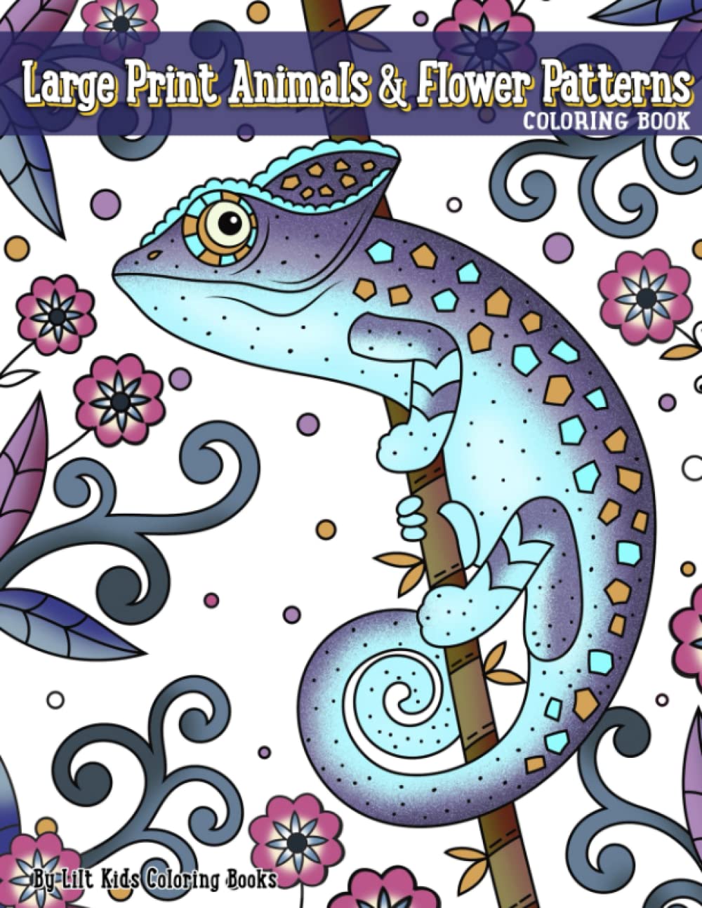 Foto 1 | Libro Para Colorear Genérica Con Estampado Grande De Animales Y Flores - Venta Internacional.