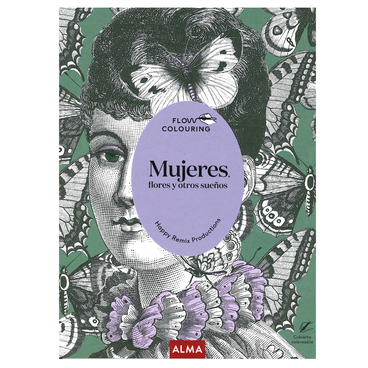 Libro Mujeres, Flores y Otros Sueños Alma color Verde $468