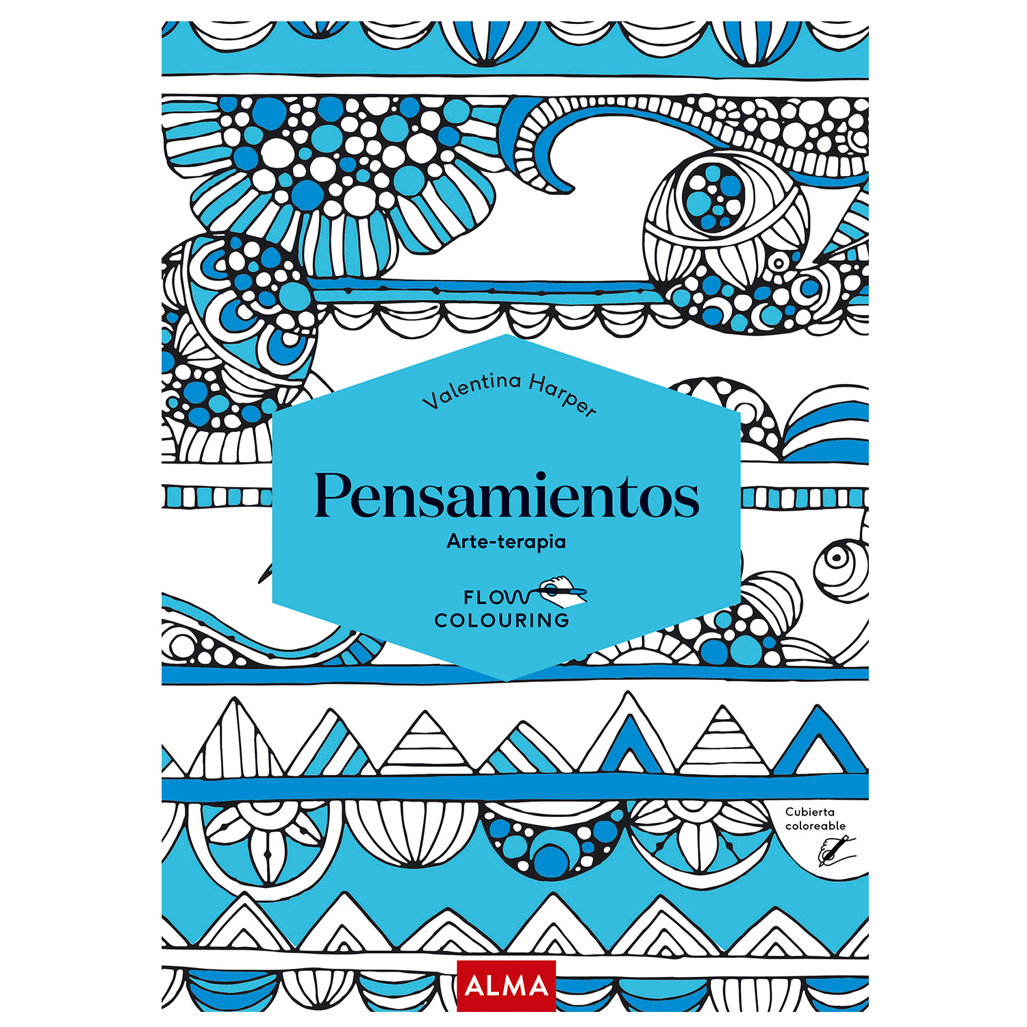 Libro Pensamientos Alma color Azul