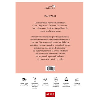 Foto 2 | Libro Mandalas Alma color Rosa