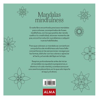 Foto 2 | Mandalas Mindfulness Alma Rústica Blanco
