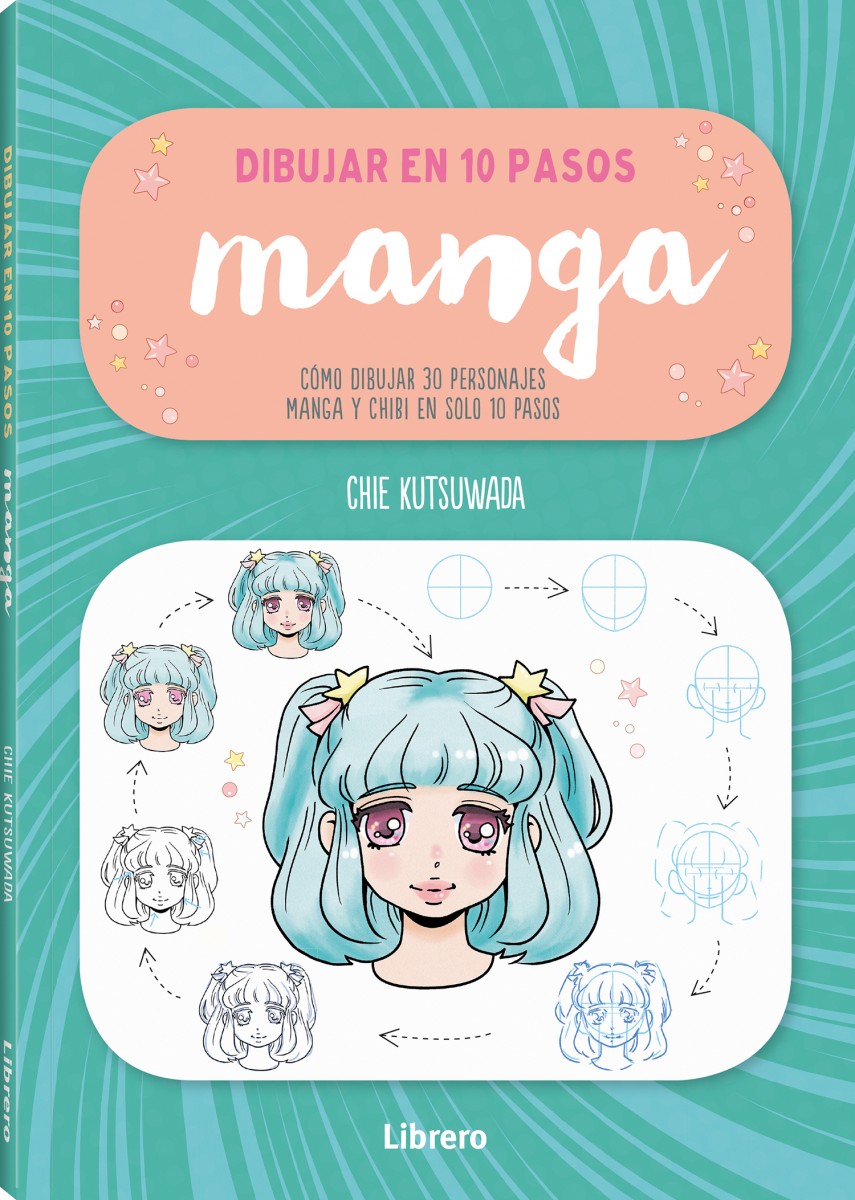Foto 2 pulgar | Dibujar En 10 Pasos: Manga 30 Personajes Manga Y Chibi De Chie Kutsuwada Tasta Blanda