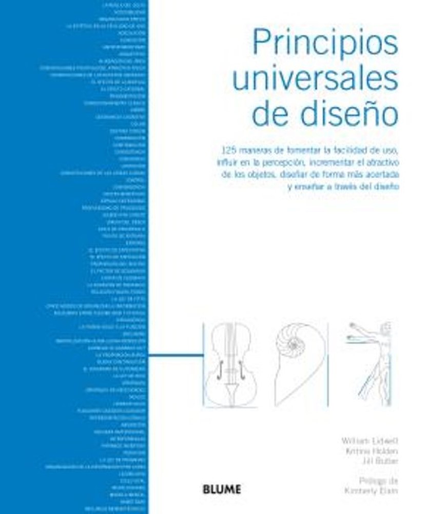 Foto 1 | Principios Universales De Diseño Lidwell Holder Butle Blume Tapa Blanda