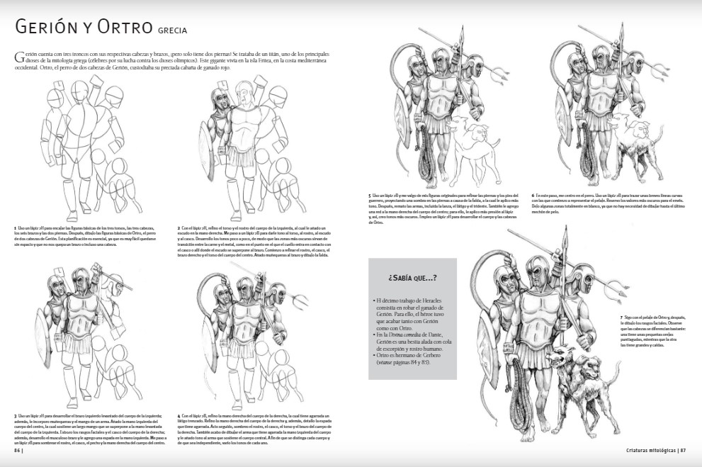 Foto 3 | Libro Guia Completa De Dibujo. Mitos Y Fantasias Varios Autores Blume Pasta Dura