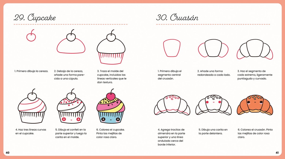Foto 2 | 101 Dibujos Kawaii Superadorables Lauren Bergstrom Librero Tapa Blanda