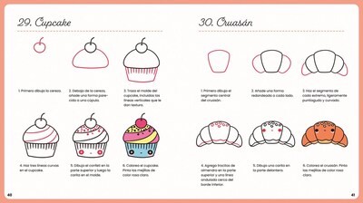 Foto 2 | 101 Dibujos Kawaii Superadorables Lauren Bergstrom Librero Tapa Blanda
