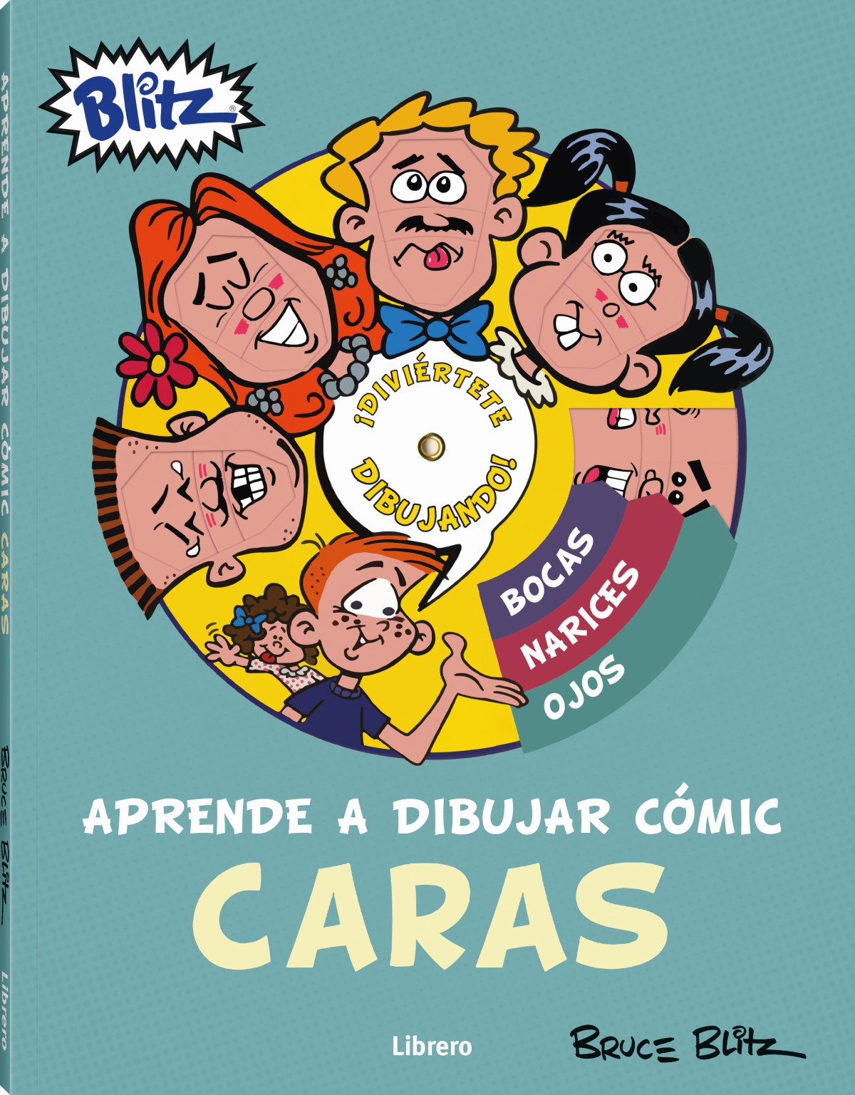 Foto 2 pulgar | Aprende A Dibujar Comic Caras Bruce Blitz Librero Tapa Blanda