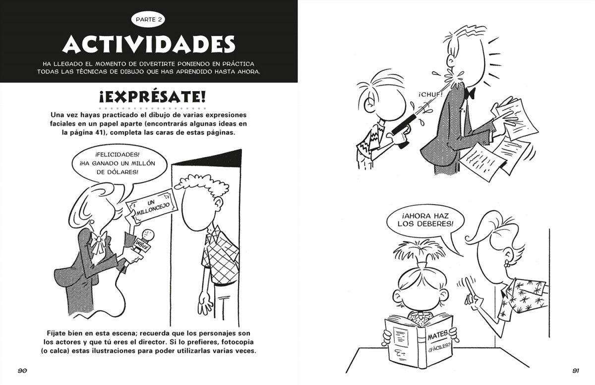 Foto 3 pulgar | Aprende A Dibujar Comic Caras Bruce Blitz Librero Tapa Blanda