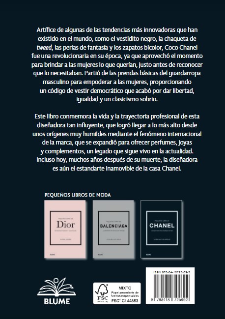 Foto 5 | Pequeño Libro De Chanel Por Lagerfeld Emma Baxter-wright Blume Pasta Dura