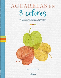 Foto 1 | Acuarela En 3 Colores Katie Putt Librero Tapa Blanda