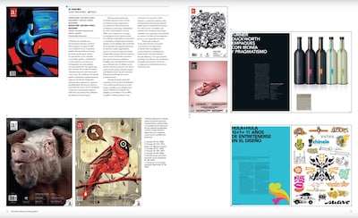 Foto 2 | 100 Revistas Clasicas De Diseño Grafico Steven Heller Y Jason Goodfrey Blume Pasta Dura