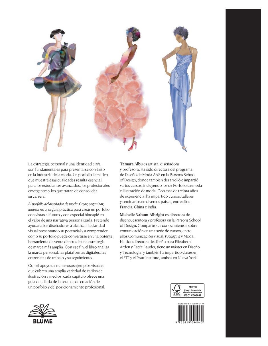 Foto 5 pulgar | Portafolio Del Diseñador De Moda Tamara Albu Y Michelle Nahum-albrigth Blume Tapa Blanda