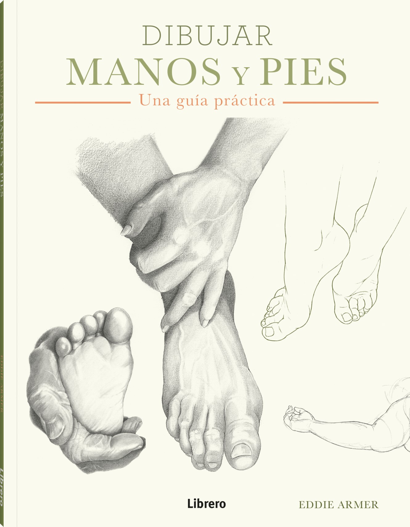 Foto 2 pulgar | Dibujar Manos Y Pies Eddie Armer Librero Tapa Blanda