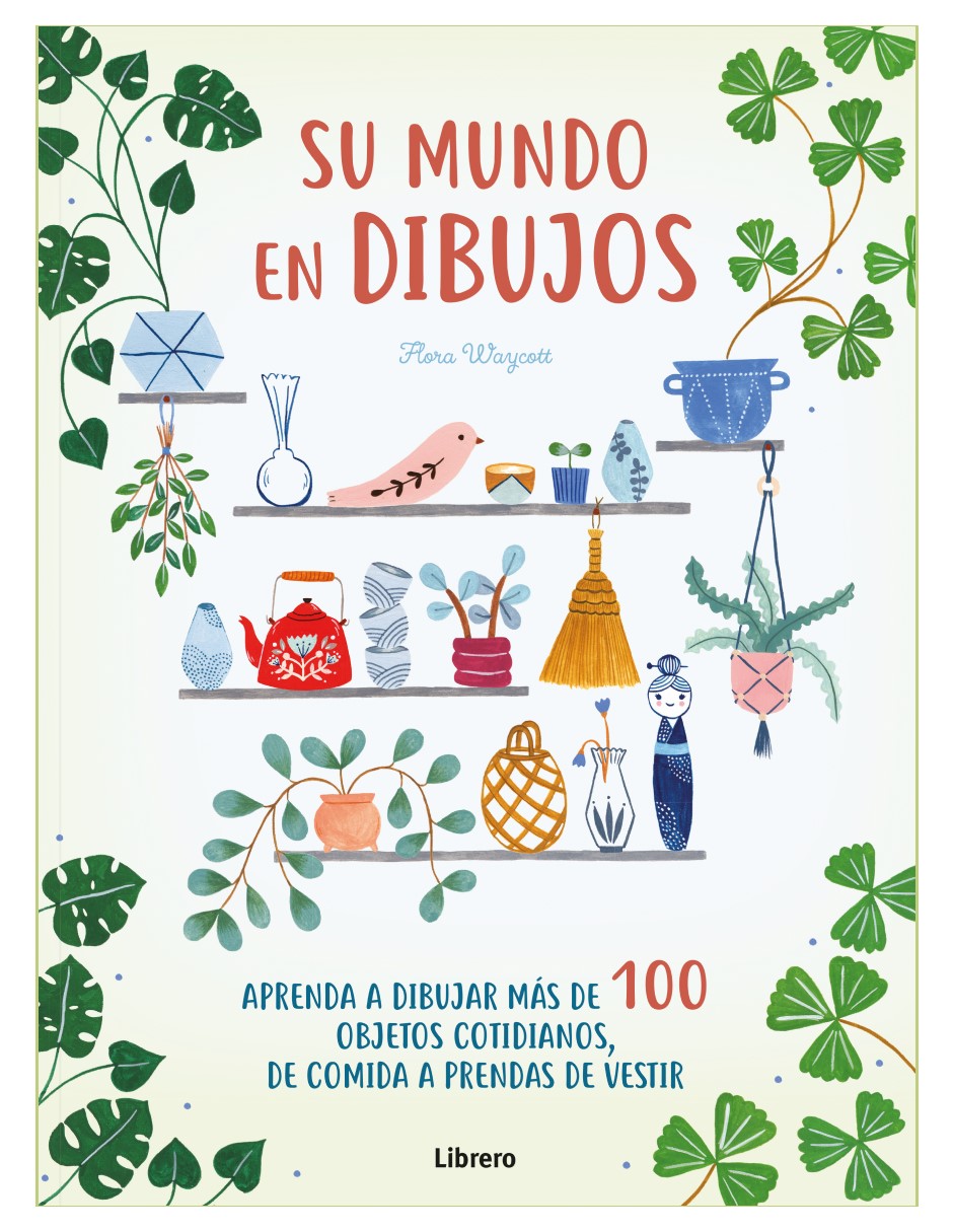 Foto 2 pulgar | Su Mundo En Dibujos Flora Waycott Librero Tapa Blanda