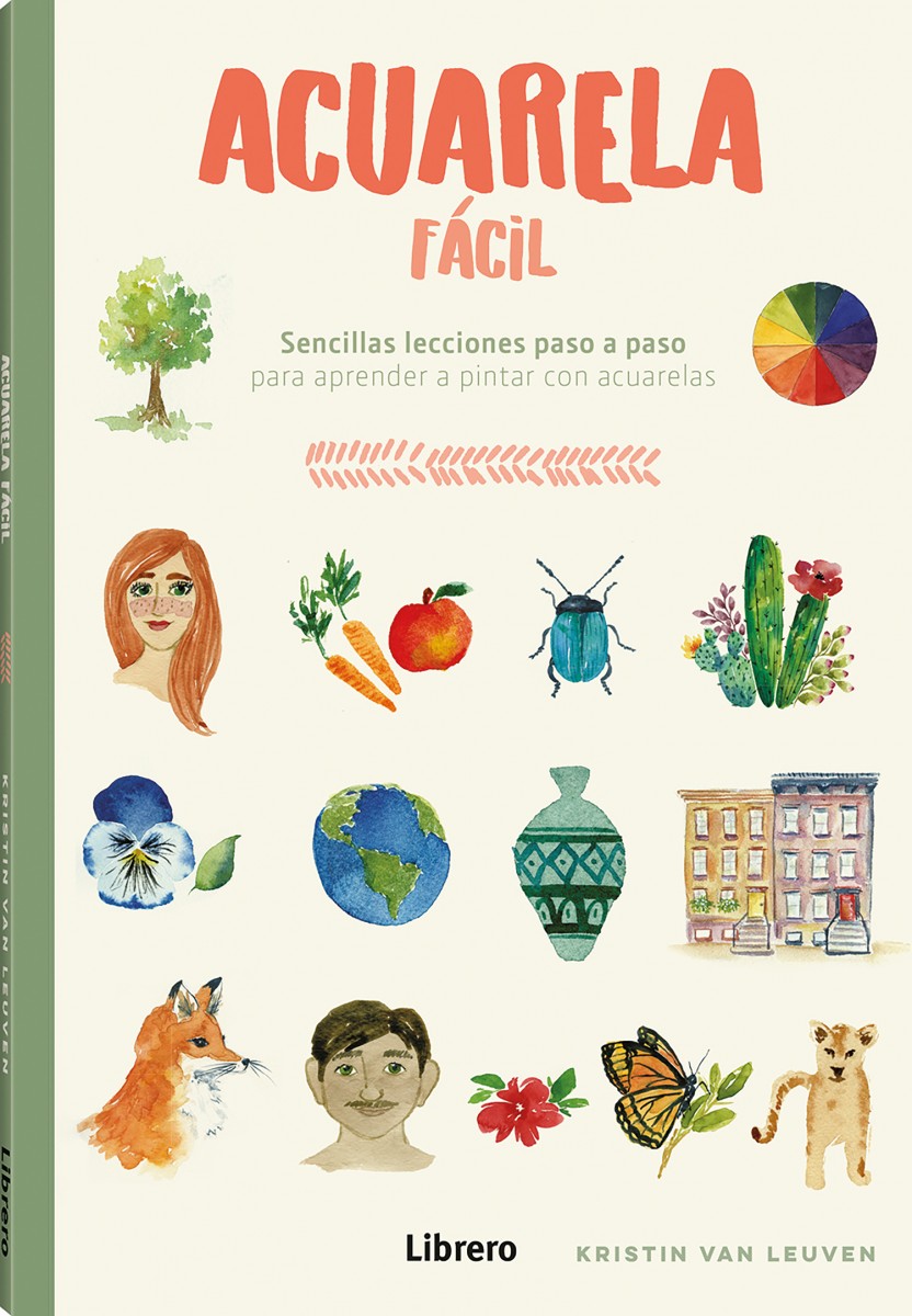 Foto 1 | Acuarela Facil Kristin Van Leuven Librero Tapa Blanda