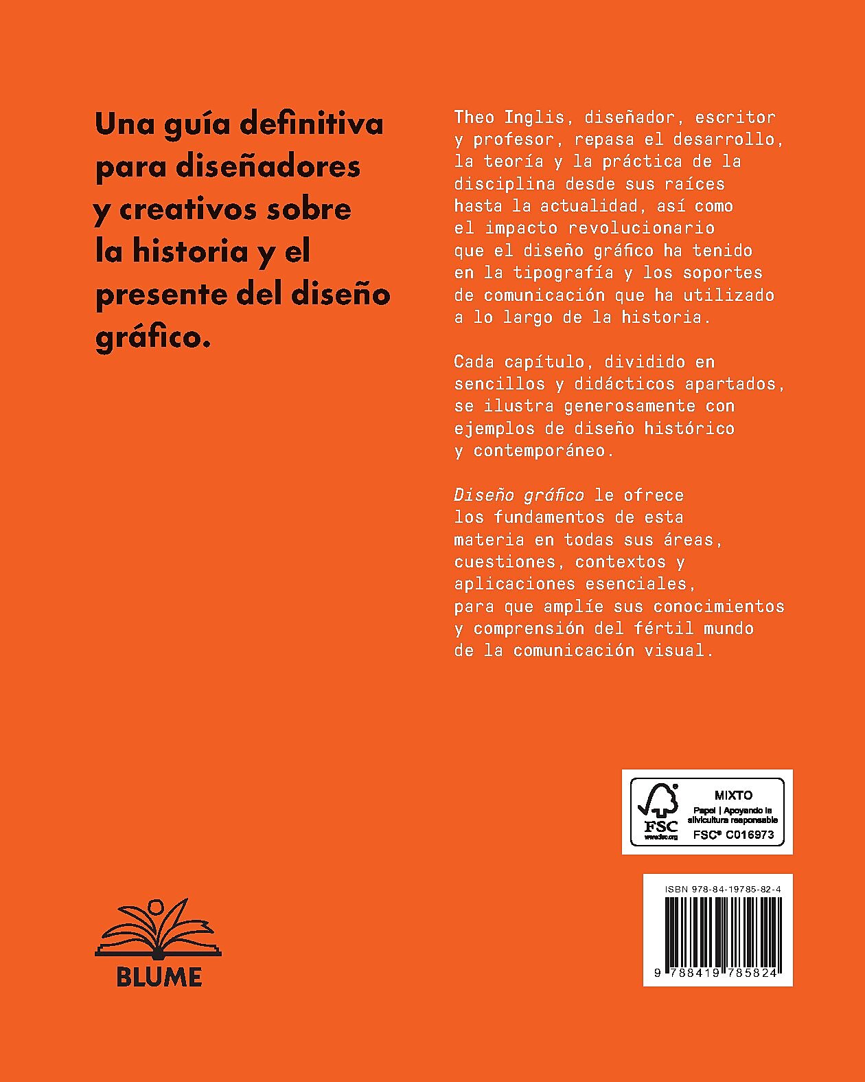 Foto 5 | Diseño Grafico (2024) Theo Inglis Blume Pasta Dura