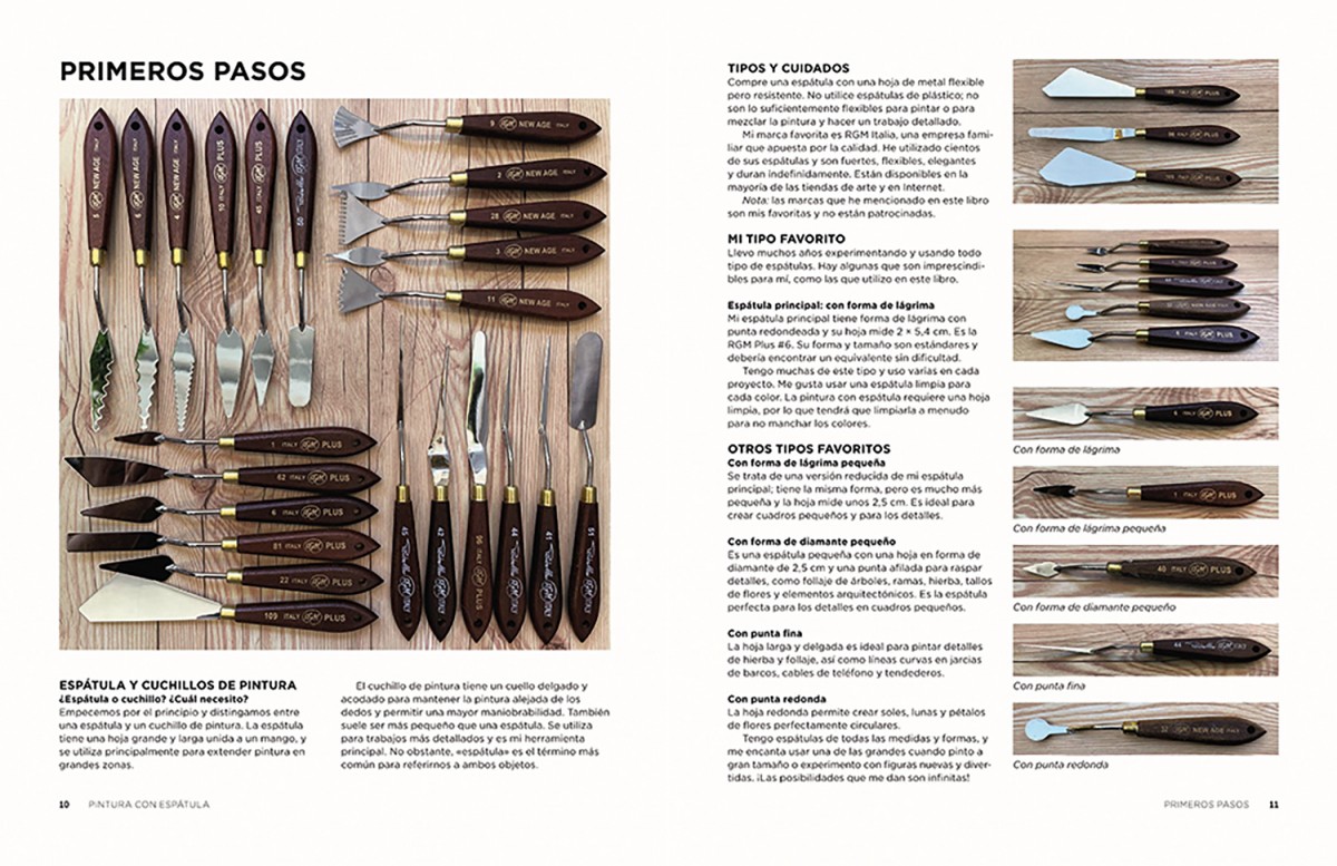 Foto 3 | Pintura Con Espatula Lisa Elley Librero Tapa Blanda