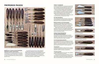Foto 3 | Pintura Con Espatula Lisa Elley Librero Tapa Blanda