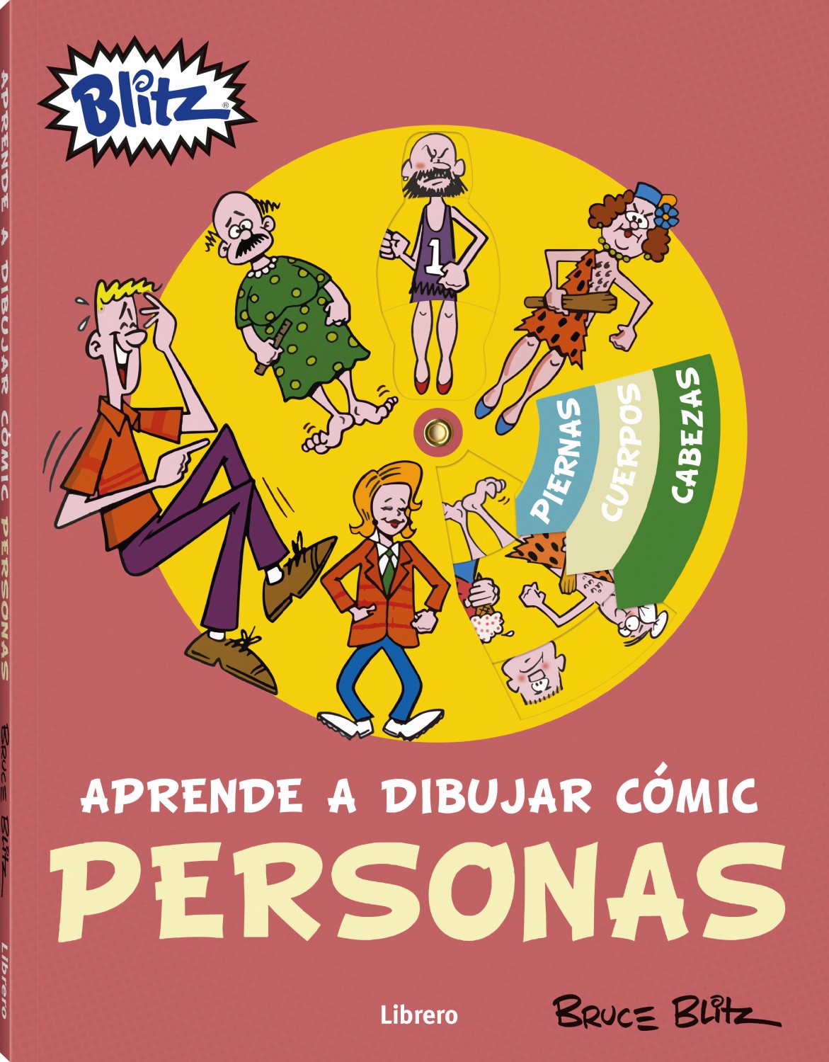 Foto 2 pulgar | Aprende A Dibujar Comic Personas Bruce Blitz Librero Tapa Blanda