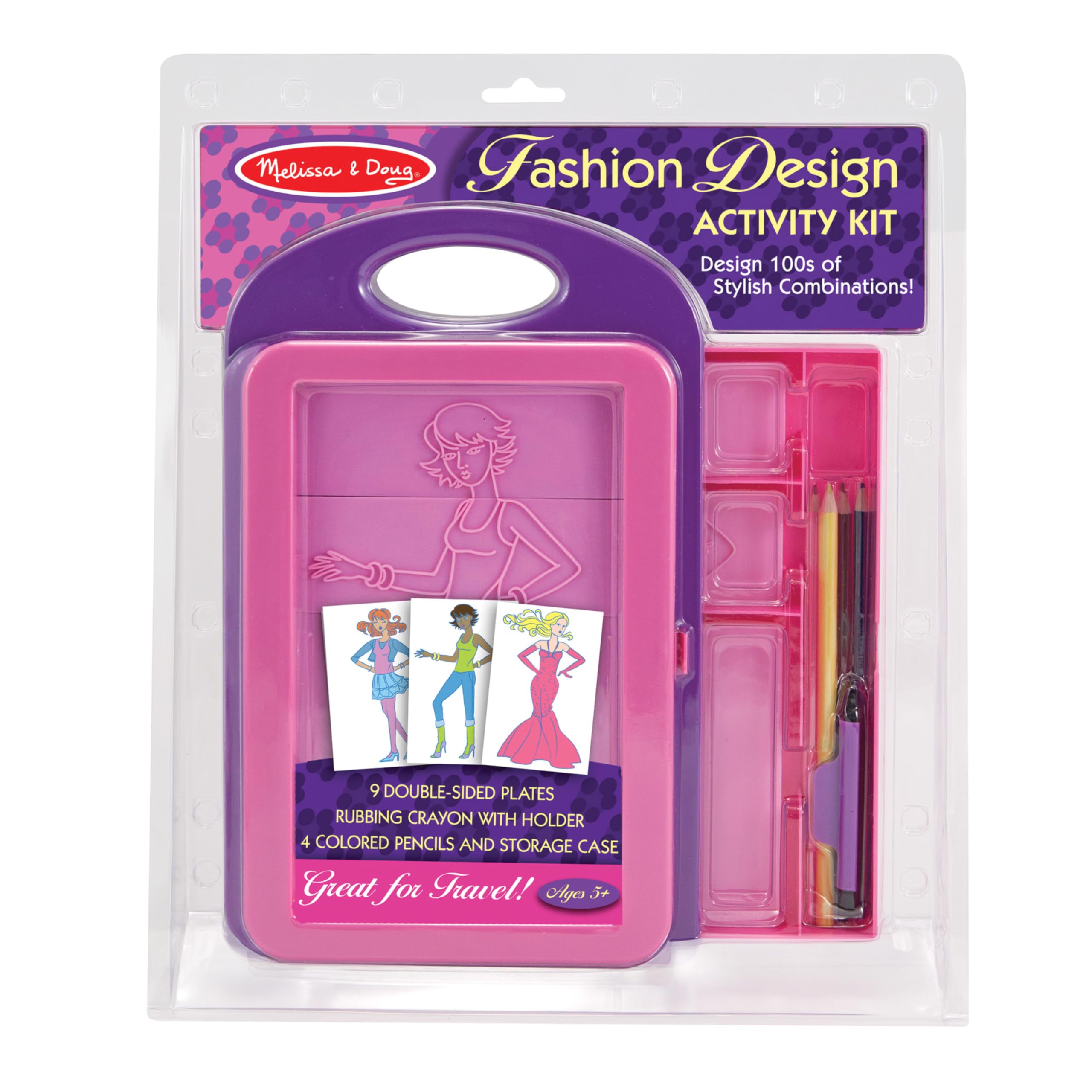 Foto 2 pulgar | Kit de Actividades Artísticas Melissa & Doug Fashion Design para Niñas - Venta Internacional