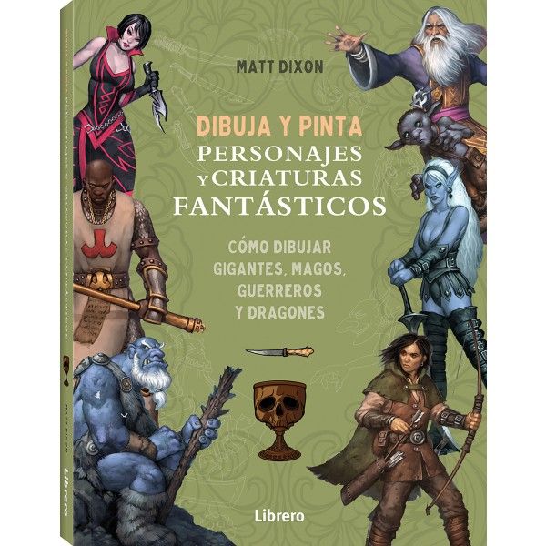 Foto 2 pulgar | Dibuja Y Pinta Personajes Y Criaturas Fantasticos Matt Dixon Librero Tapa Blanda