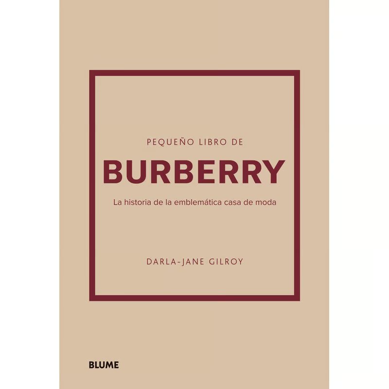 Foto 1 | Pequeño Libro De Burberry Darla Jane Gilroy Blume Pasta Dura