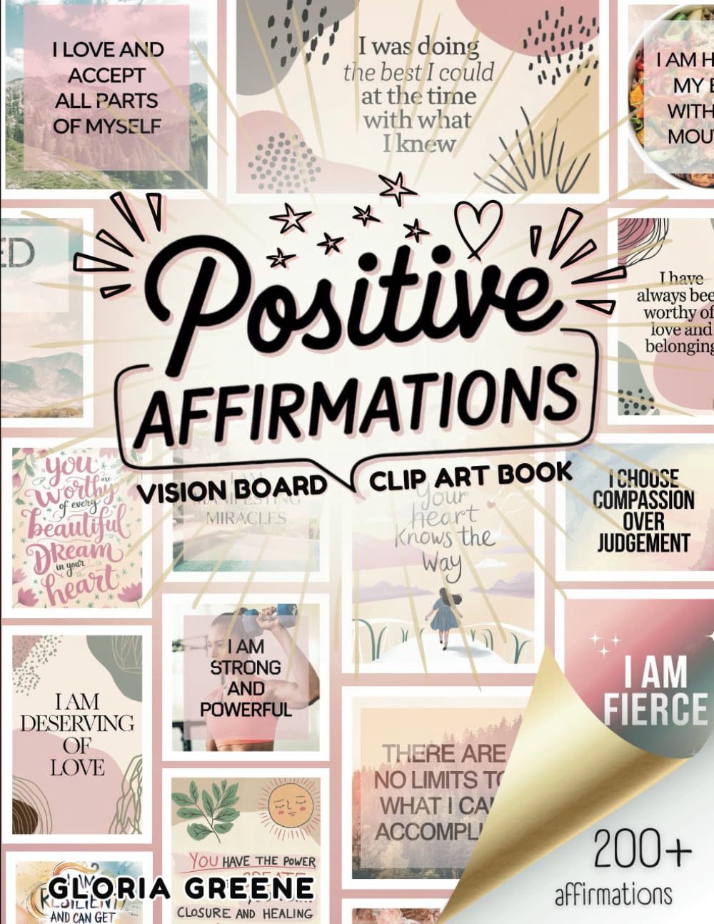 Foto 1 | Imagen Prediseñada Del Libro Positive Affirmations Vision Board 2025 - Venta Internacional.
