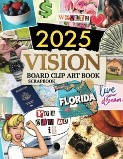 Foto 1 | Libro De Imágenes Prediseñadas Scrapbook Vision Board 2025 Con Positive Affirm - Venta Internacional.