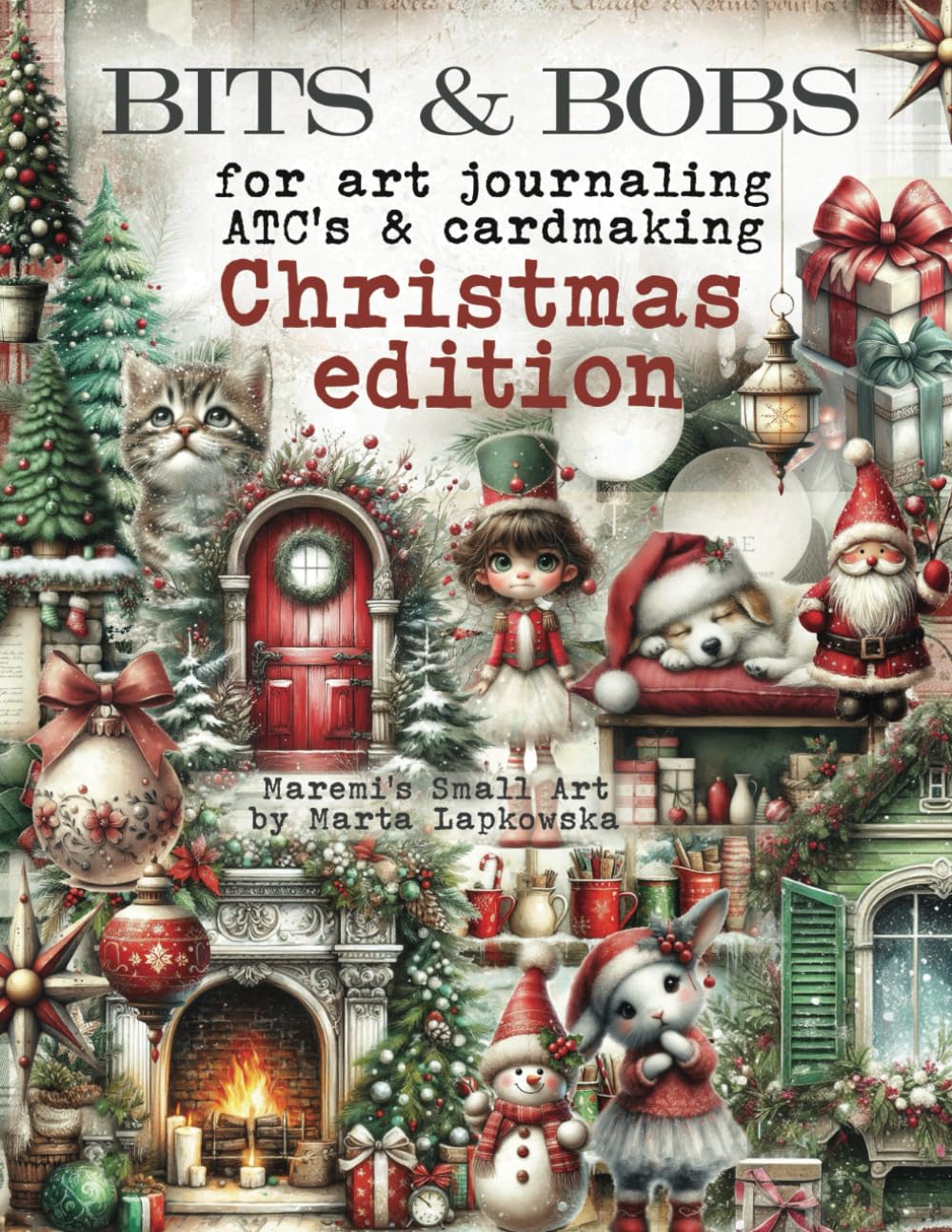 Foto 2 pulgar | Art Journaling Atc's & Cardmaking Bits & Bobs Christmas Ed. - Venta Internacional.