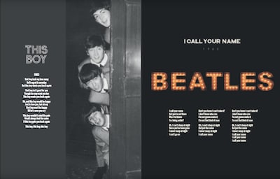 Foto 4 | Los Beatles. Letras Ilustradas De 178 Canciones Blume Pasta Dura