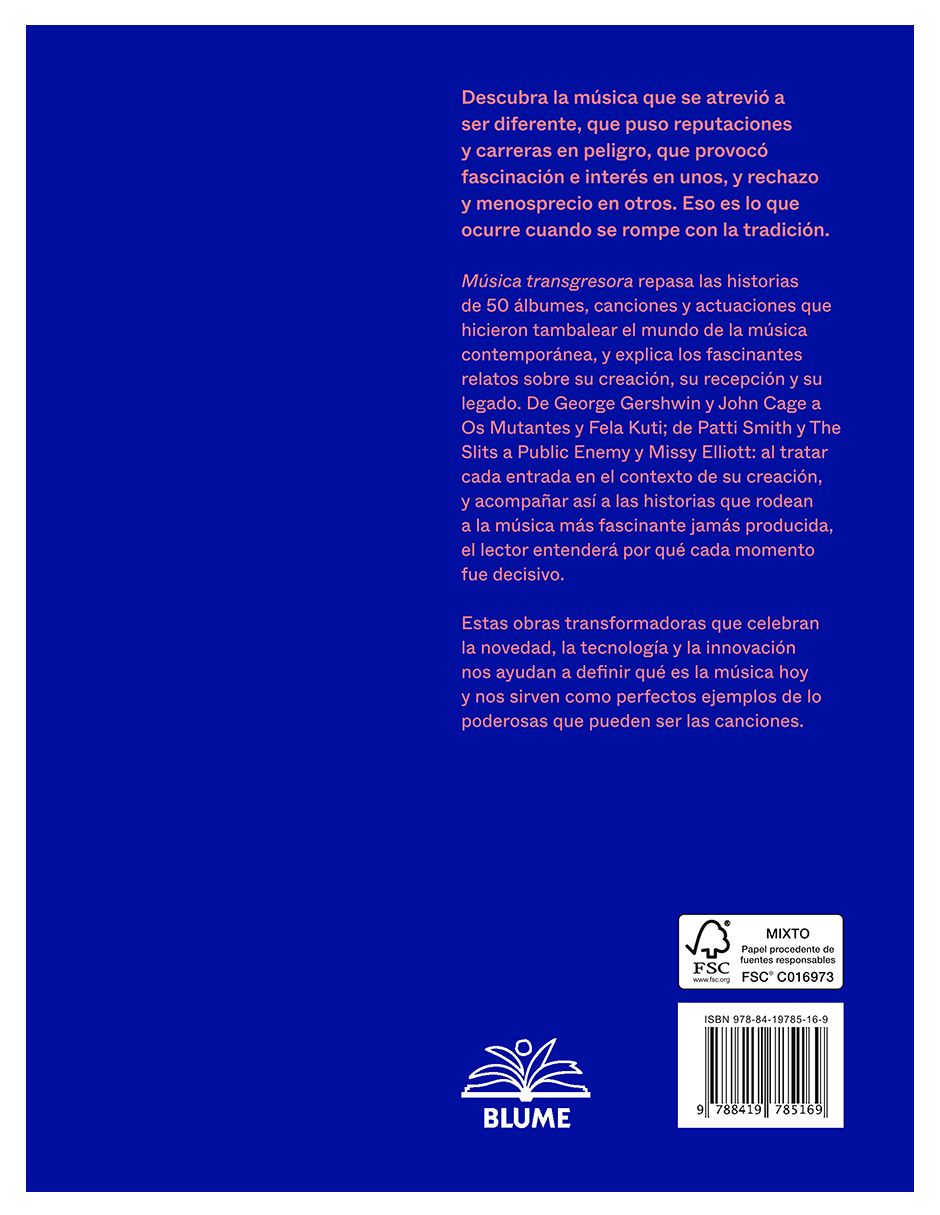 Foto 4 | Musica Transgresora Robert Dimery Blume Tapa Blanda
