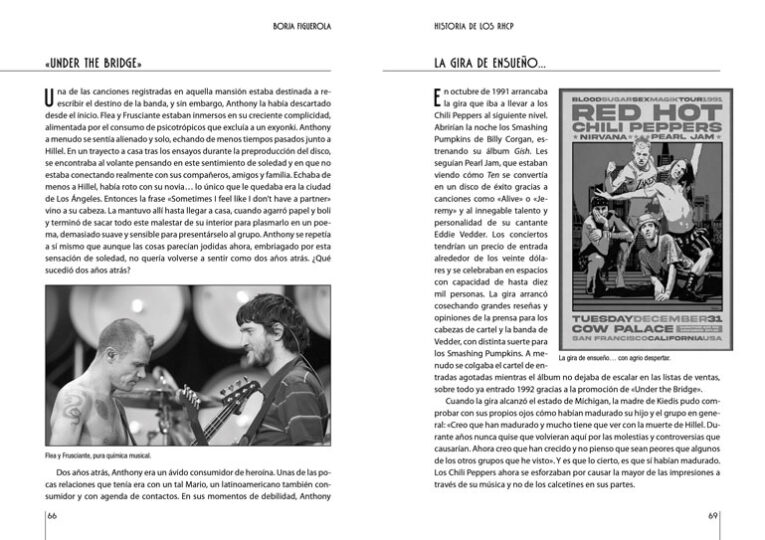 Foto 3 pulgar | Red Hot Chili Peppers Borja Figuerola Redbook Tapa Blanda