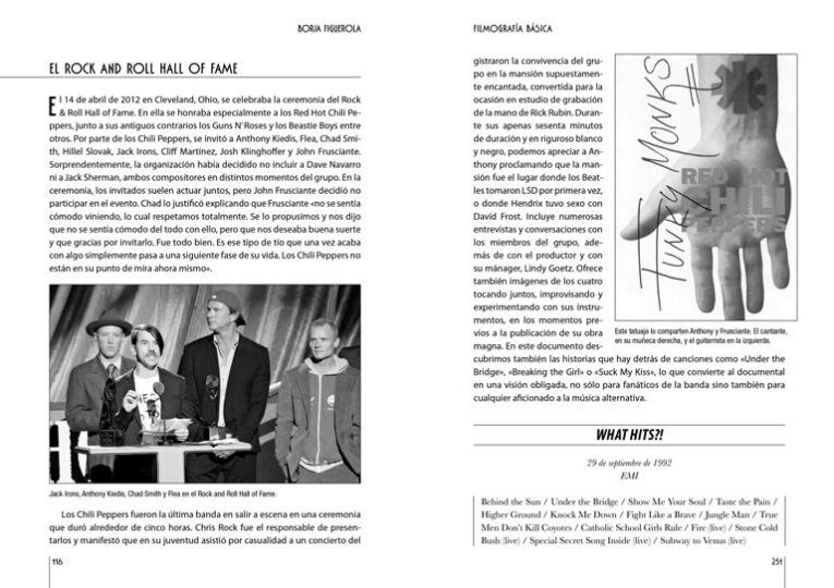 Foto 3 | Red Hot Chili Peppers Borja Figuerola Redbook Tapa Blanda