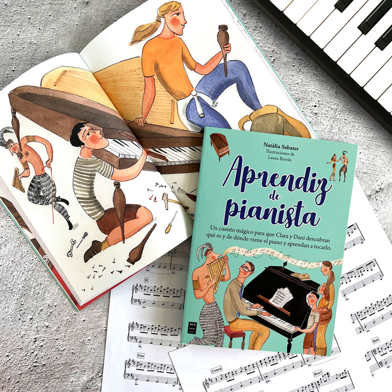 Foto 4 pulgar | Aprendiz De Pianista Laura Borras Redbook Tapa Blanda